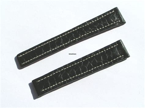 breitling lederarmband dornschließe|Breitling Band 16mm Leder schwarz black Strap mit .